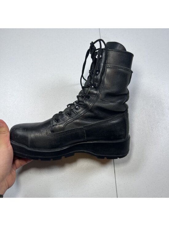 Belleville Mens 360 ST Black Leather Military Tactical Steel Toe Boots Size 8M main image 7